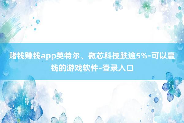 赌钱赚钱app英特尔、微芯科技跌逾5%-可以赢钱的游戏软件-登录入口